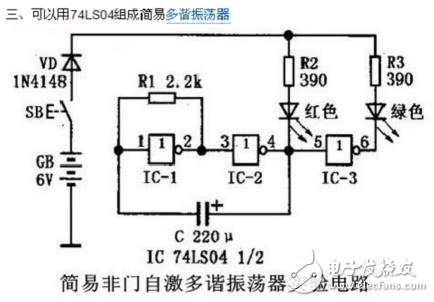 74ls04簡介_74ls04與74als04的區別_74ls04應用電路圖