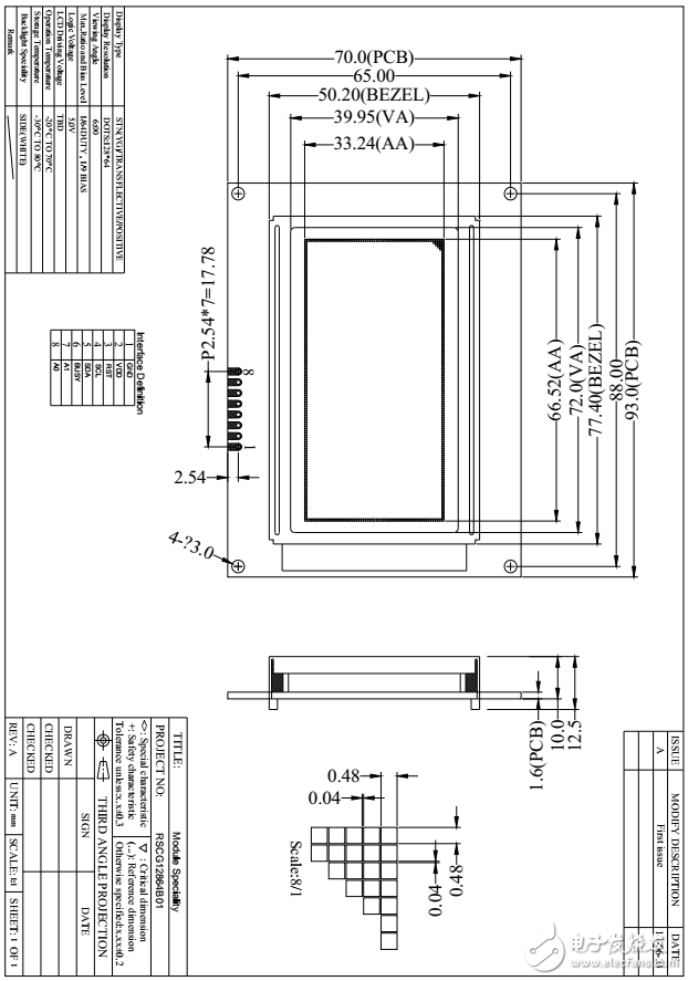 Arduino uno驅動I2C接口12864LCD屏幕程序及使用手冊