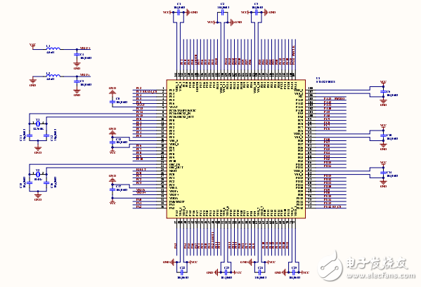 STM32F103ZE最小系統(tǒng)原理圖