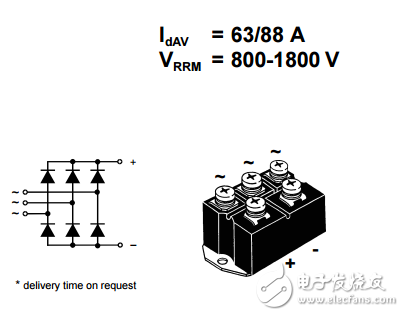 三階段整流橋VUO62-16NO7