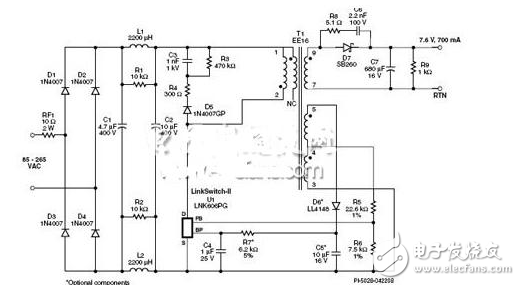 論隔離式LED驅動器的設計特色及工作原理