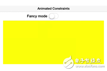 iOS系統中關于Autolayout約束動畫化的解析