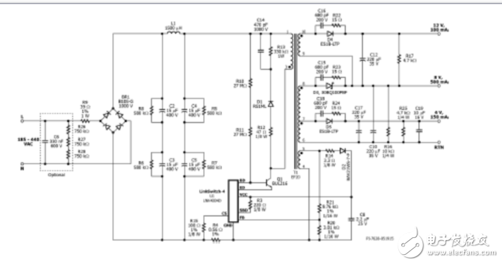 小功率AC–DC電源效率的提高研究與低成本多軌嵌入式AC-DC電源介紹