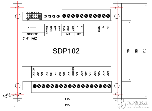 sdp102從站IO模塊安裝使用手冊(cè)