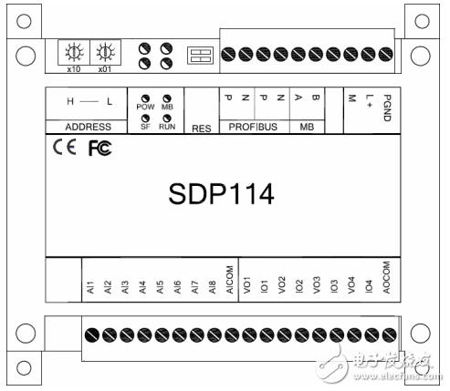 sdp114從站IO模塊安裝使用手冊