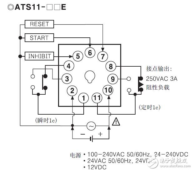 ATS系列計時器的參數說明