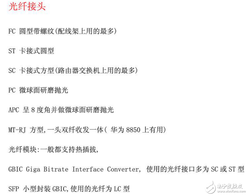 光纖收發器相關知識詳解