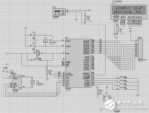 淺談可測溫式電子萬年歷