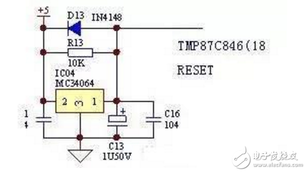 單片機復位電路原理圖及分析