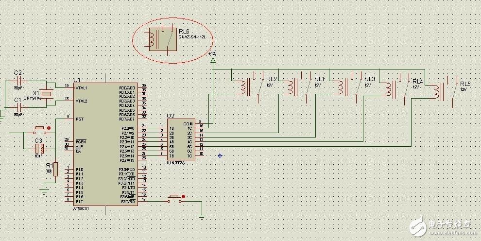 uln2003繼電器，ULN2003用于驅(qū)動(dòng)繼電器的電路