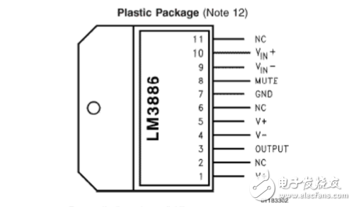 lm3886封裝及參數介紹