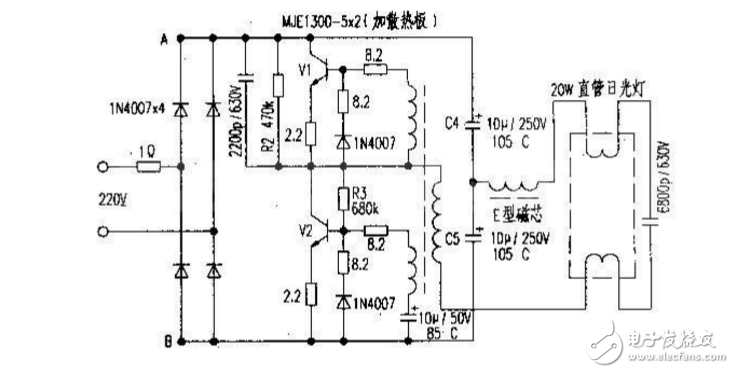 40w電子鎮流器電路圖大全（六款模擬電路設計原理圖詳解）