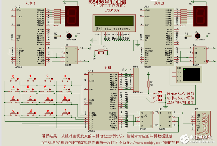 多機通信和單片機和pc