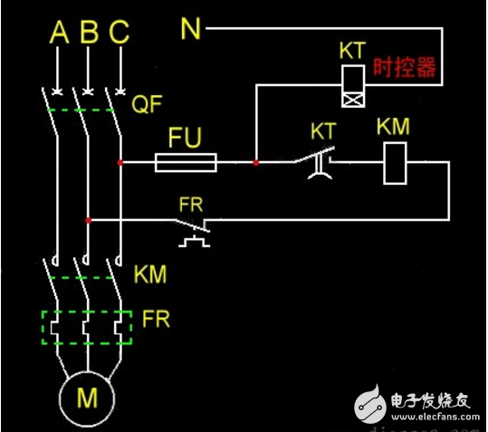 微電腦時控開關接線圖