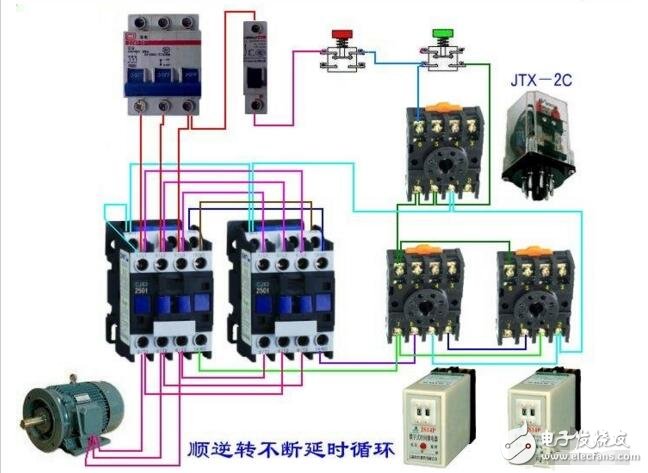 繼電器吸合器接線圖詳細分析