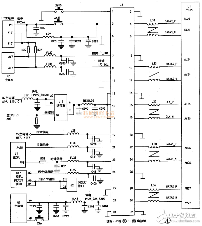 iphone5S手機主攝像與閃光燈的電路分析及故障維修方法分享（全）