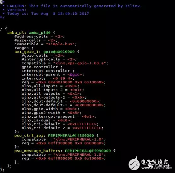 基于Xilinx Zynq UtralScale+(MPSoC)ZCU102嵌入式評估板實(shí)現(xiàn)多個(gè)UIO開發(fā)并完成測試的實(shí)驗(yàn)