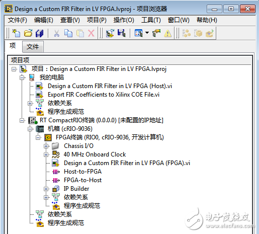 基于LV FPGA設計濾波器步驟詳解