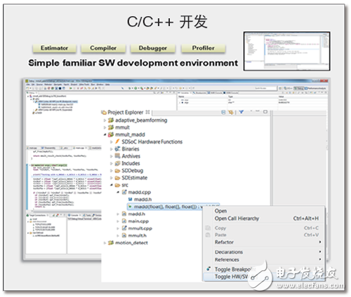 通過C/C++ 環境開發SDSoC