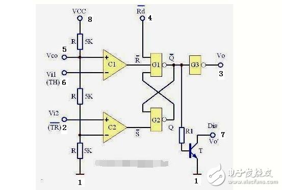 CD4026與555時(shí)基電路等組成的數(shù)字顯示門鈴電路