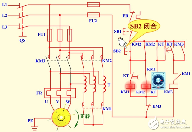 自耦變壓器降壓啟動原理詳解