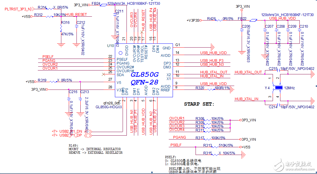 usb hub芯片GL850G詳解