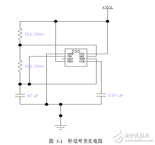 怎么利用555定時器產生1hz脈沖的方波發生器