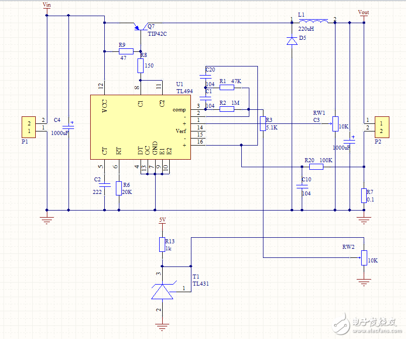 基于tl494的可調恒流源電路