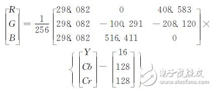 ＹＣｂＣｒ轉ＲＧＢ的公式