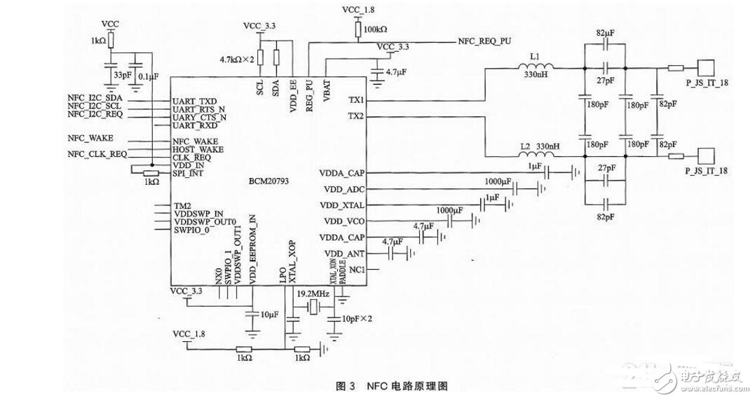 bcm20793的NFC模塊電路設(shè)計(jì)