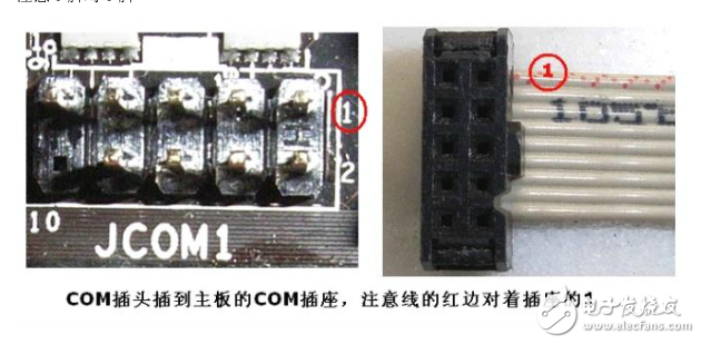 主板com接口接線方法詳解