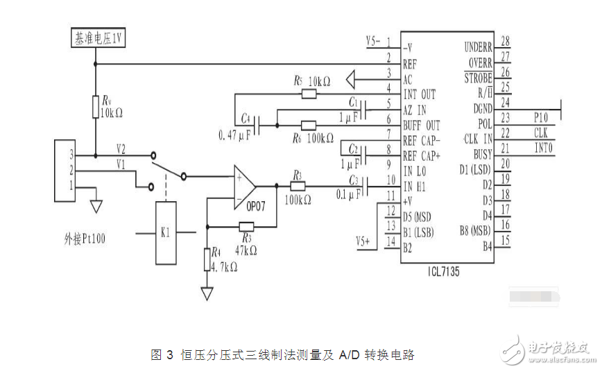 熱電阻測量電路常用三線制電橋的原因