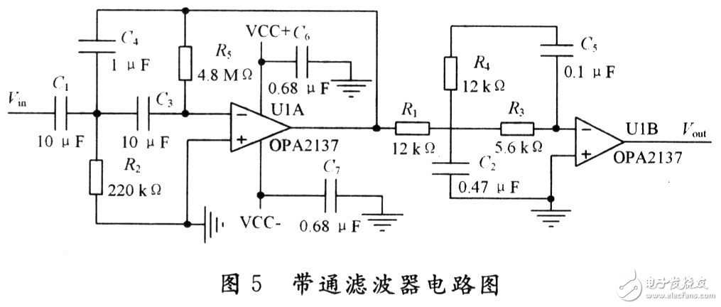  低噪聲便攜式的心電監測儀設計和實現