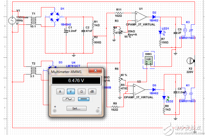 LM358欠壓和過流保護電路設計與實現