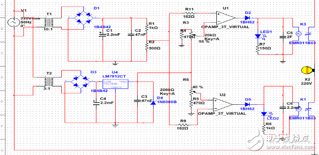 LM358欠壓和過流保護電路設計與實現