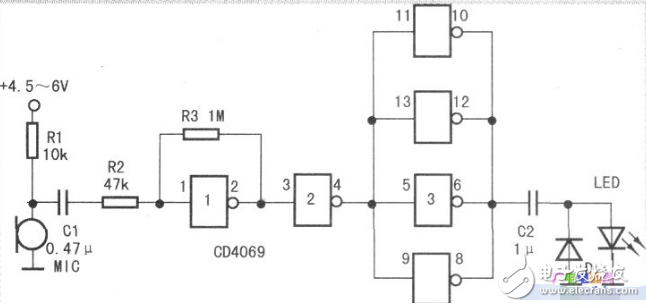 基于CD4069的放大電路設計