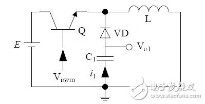 圖1 傳統的非隔離負電壓開關電源電路結構1