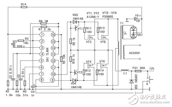 TL494工作原理圖解（引腳功能_內部結構_參數及開關電源電路）