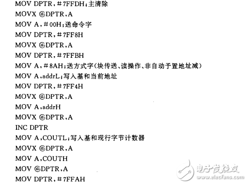 DMA控制器與單片機的接口技術