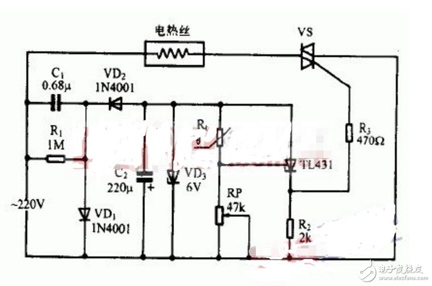 簡易可控硅調(diào)壓調(diào)溫電路（可控硅特性,工作原理,作用與檢測）