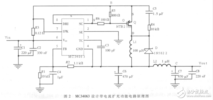 基于MC34063的大電流負電源設計