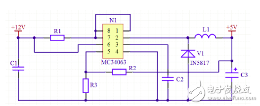 基于MC34063的開關電源電路參數計算方法