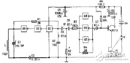 cd4069中文資料詳解（cd4069引腳圖及功能_工作原理_內部結構及應用電路）