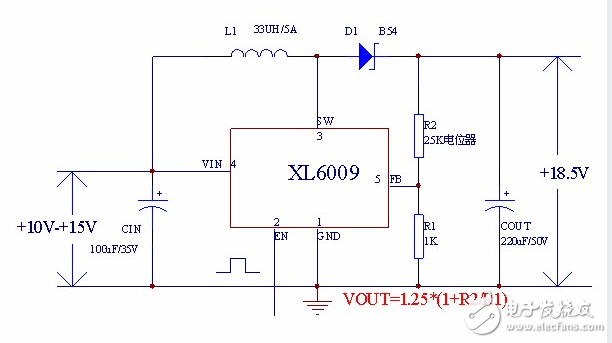 xl6009芯片中文資料及升壓應(yīng)用電路（工作原理、引腳圖及功能、內(nèi)部結(jié)構(gòu)及參數(shù)）