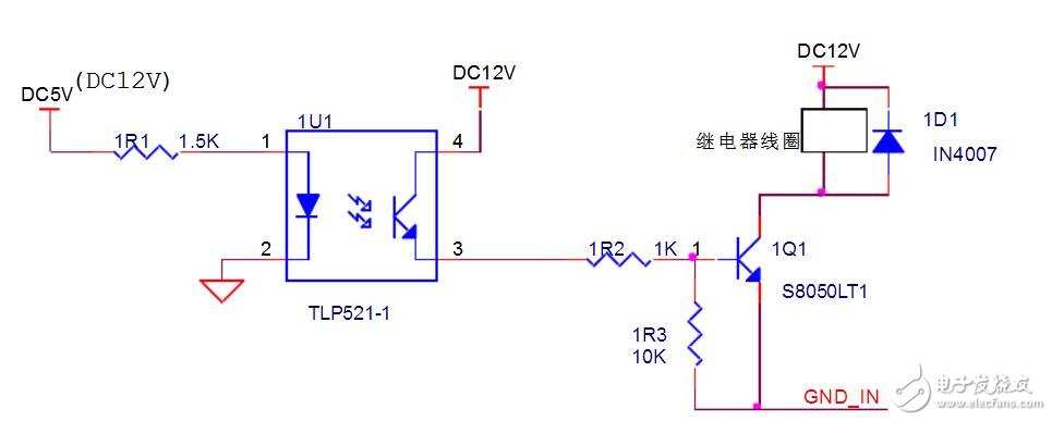 光耦驅動繼電器電路圖大全（光電耦合器/ULN2803 /開關電路）