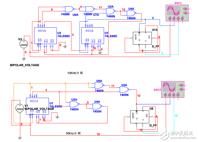 74ls90工作原理_邏輯功能表_電性參數及應用電路