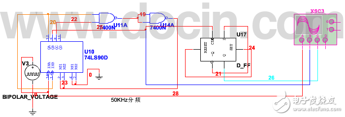 74ls90工作原理_邏輯功能表_電性參數及應用電路