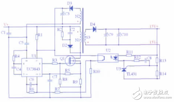 基于UC3842的電源變換器設計