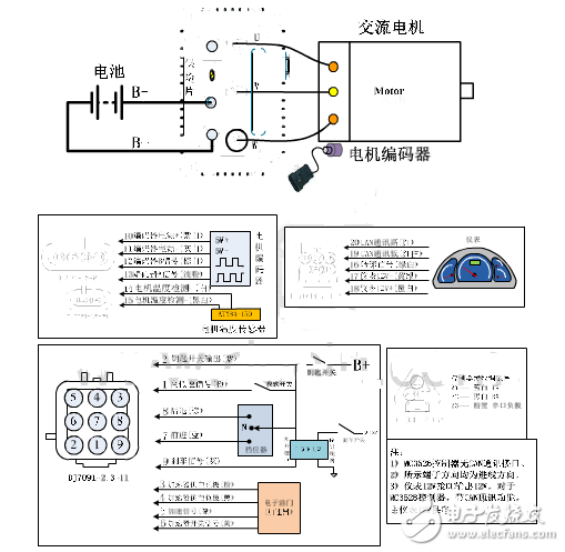 mc3526交流電機(jī)控制器接線圖