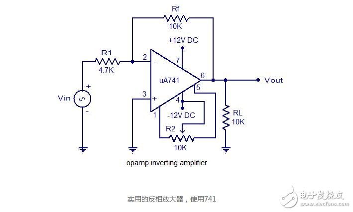 運放的反相放大器_反相放大器原理介紹